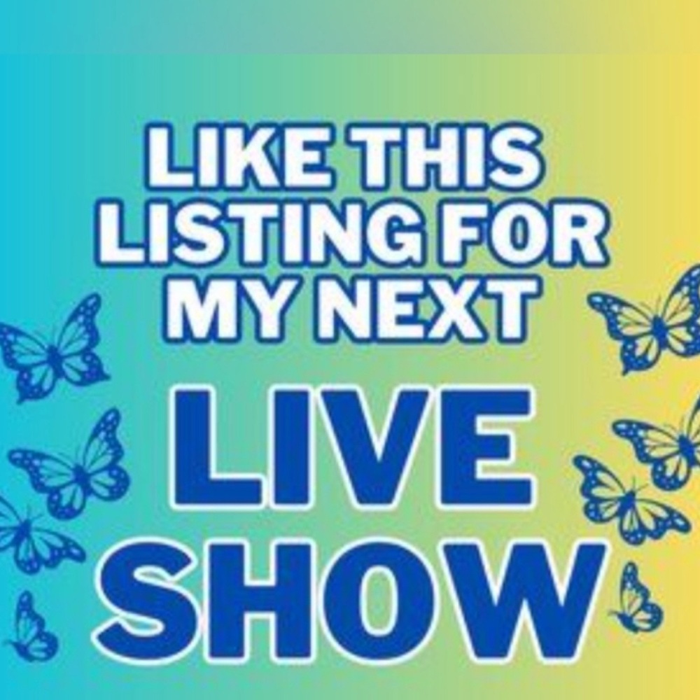 Live Show Listing please like and share out to be notified 👀